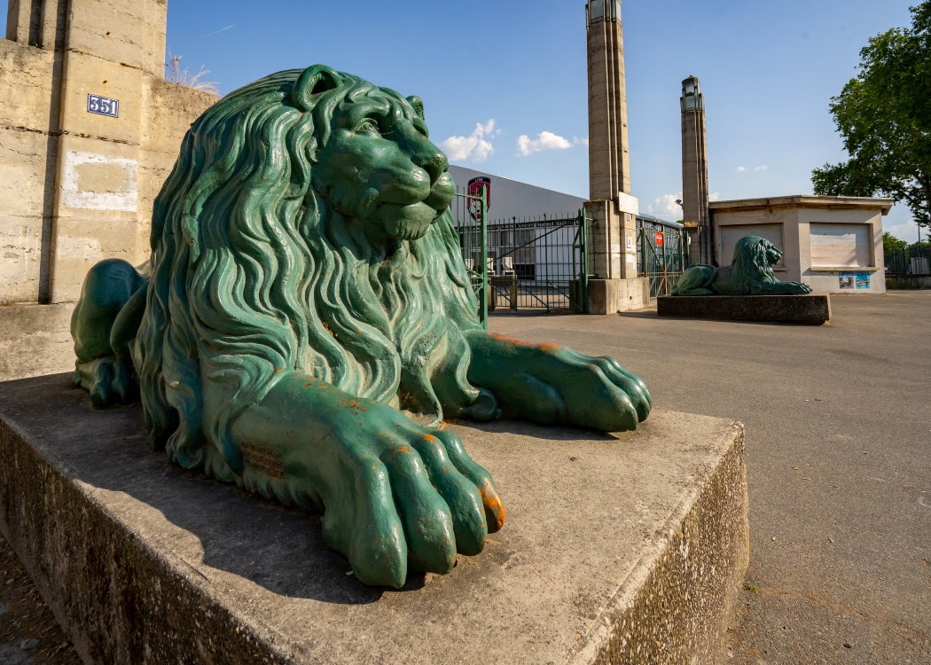 Entrée des lions Matmut Stadium